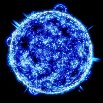 Ster, Zon, Blauw, De Ruimte, Universum