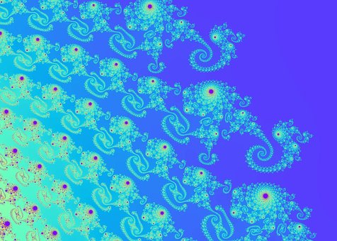 Free Spirals Fractal illustration and picture