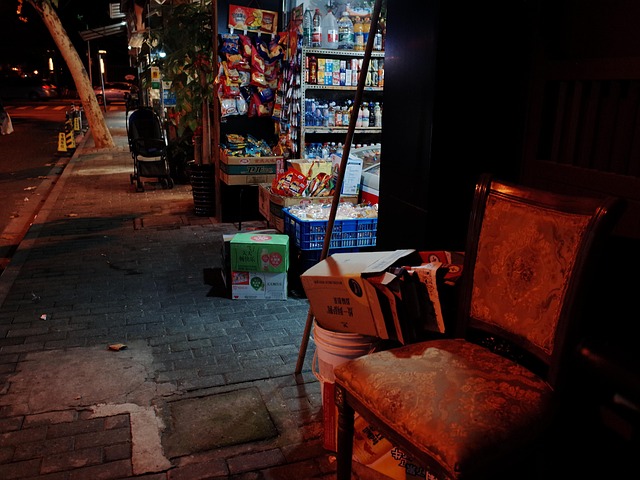 Stoel, Kleine Winkel, Nacht