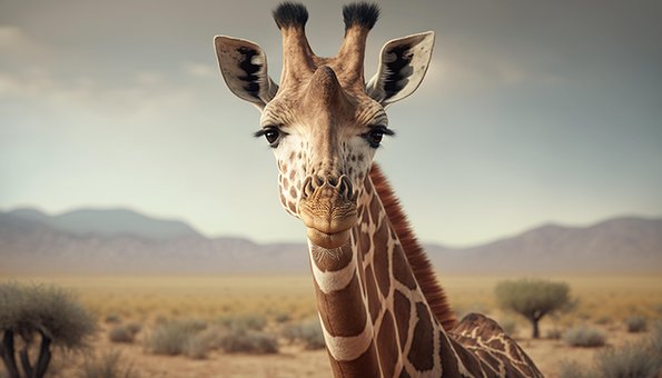 Free Animal Giraffe illustration and picture