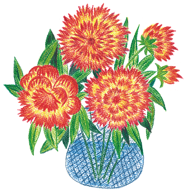 Free flowers vase blue vase vector