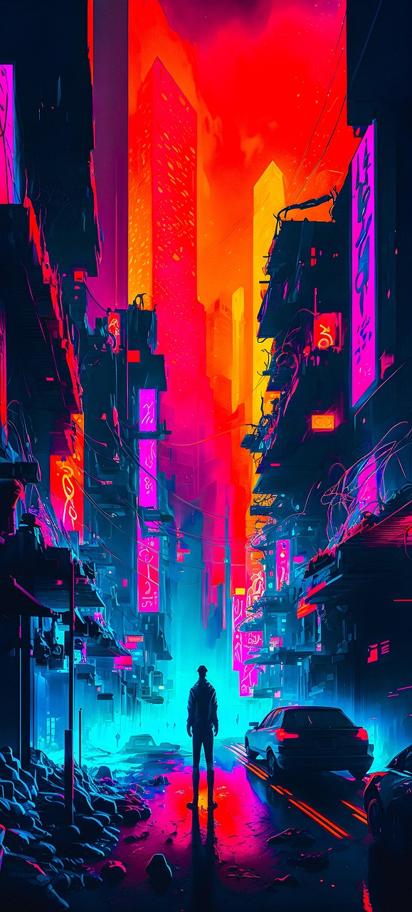 Download free HD stock image of Ai Generated City Free ai generated city urban illustration
