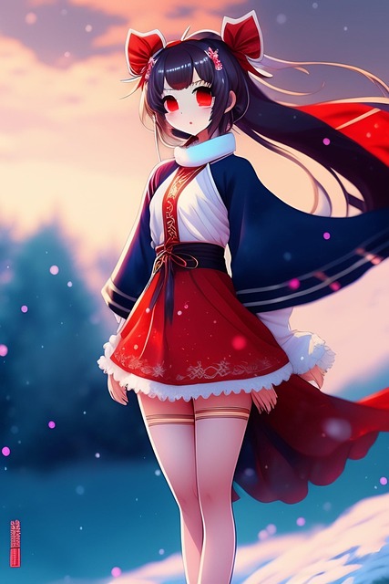 Anime, Pôr Do Sol, Mulher, Garotinha