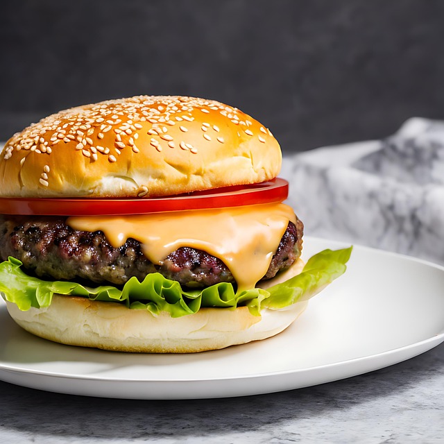 Free food hamburger cheeseburger illustration