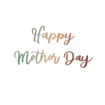 Contento, Madre, Día, Carta, Escribiendo