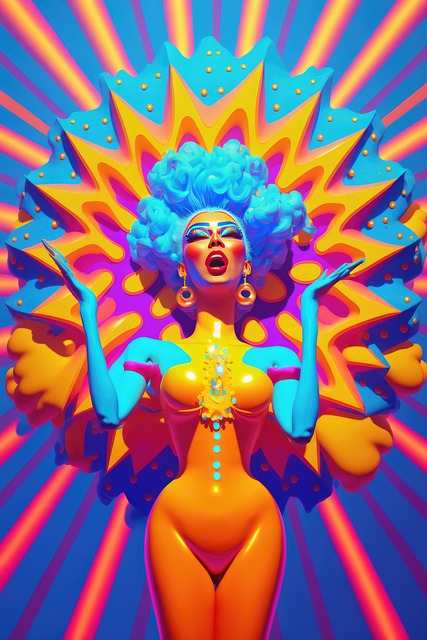 Free ai generated nature drag race illustration