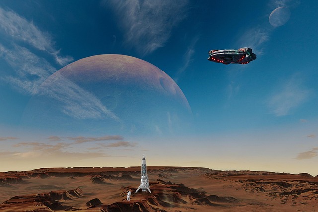 Free background space planets illustration