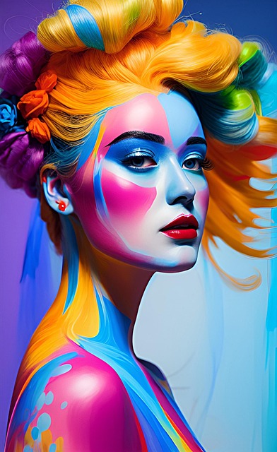 Lady Model Colorful Abstract Colorful Lady - Free image on Pixabay
