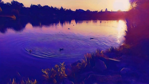 Free Dusk The Sun illustration and picture