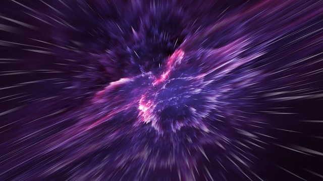 Free space nebula supernova illustration