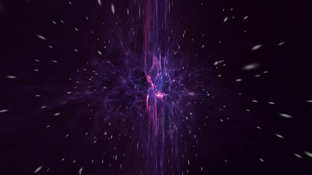 Free space nebula supernova illustration