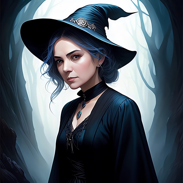 Download free HD stock image of Ki-Generated Witch Free ki-generated witch sorceress illustration