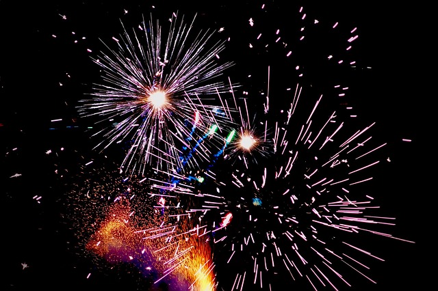 Free Fireworks New Year photo and picture