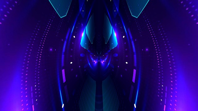 Free futuristic background pattern illustration