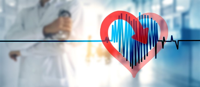 Free atrial fibrillation cardiac arrhythmia heart illustration