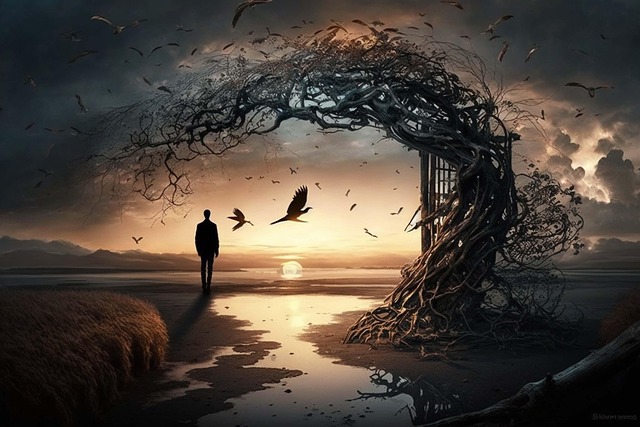Free ai generated nature fantasy illustration