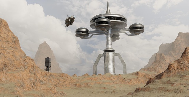 Free space sci-fi universe illustration