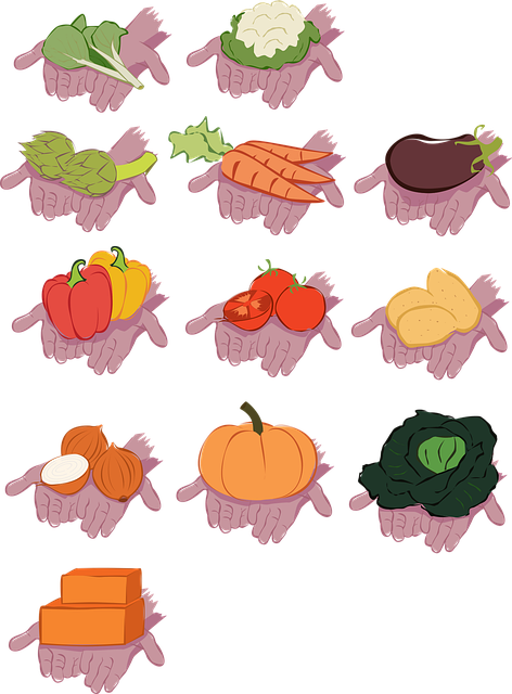 Free vegetables food aubergine vector
