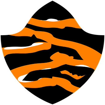 Skjold, Striber, Tiger, Hud, Mønster