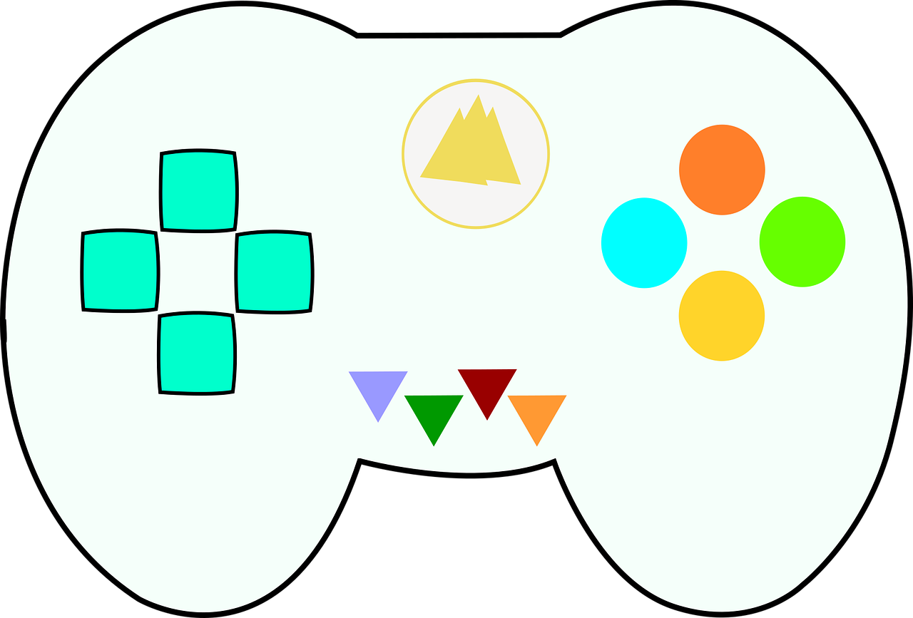 Download Controller, Console, Games. RoyaltyFree Vector Graphic Pixabay