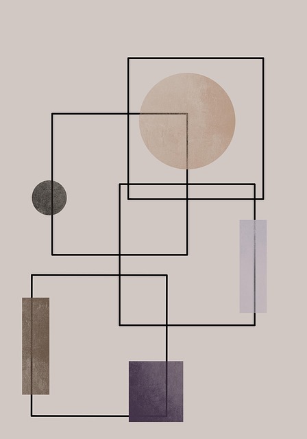 Free boho circles graphic illustration