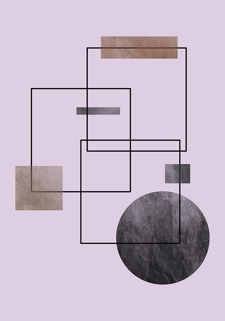 Free boho circles abstract illustration