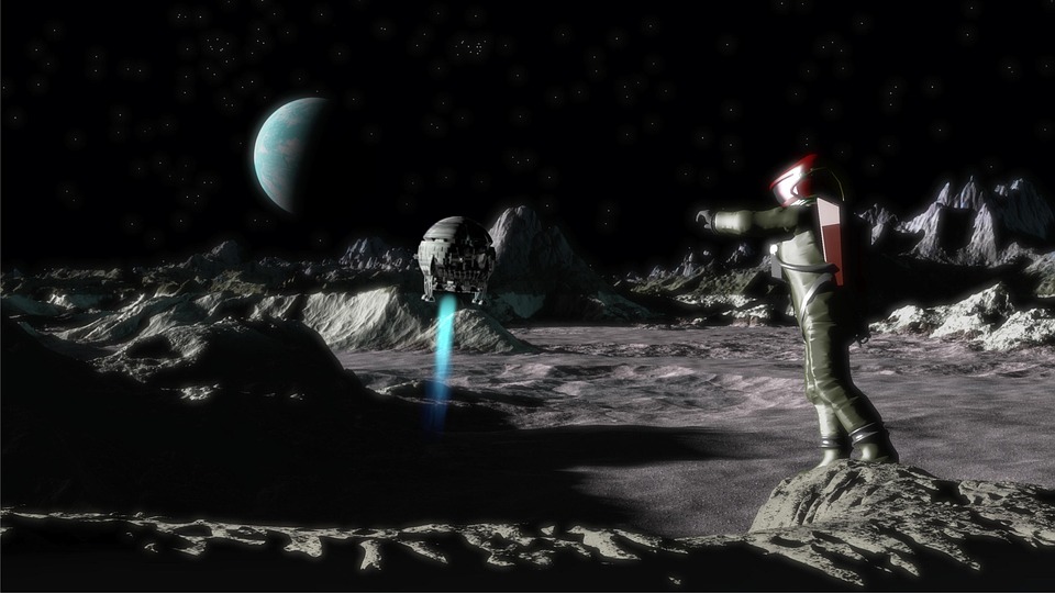 Moon 2001 Download Moon, Astronaut, 2001 A Space Odyssey. Royalty-Free Stock ...