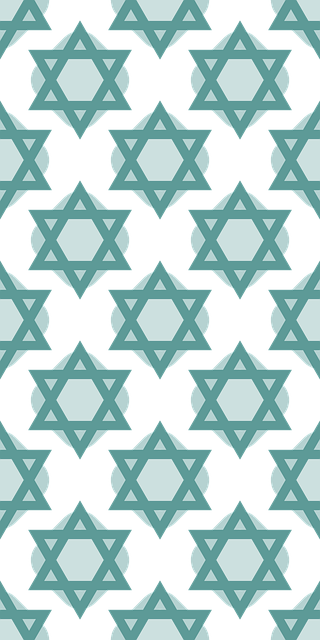 Free background star of david graphic illustration