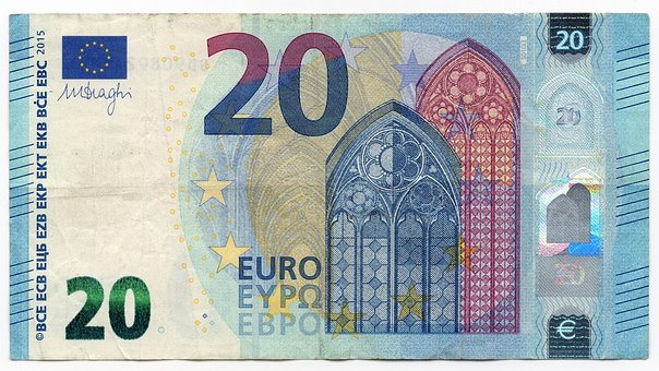 Ticket, Euro, 20, Economie, Financiën