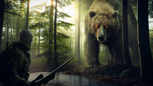 Free Bear Man illustration and picture