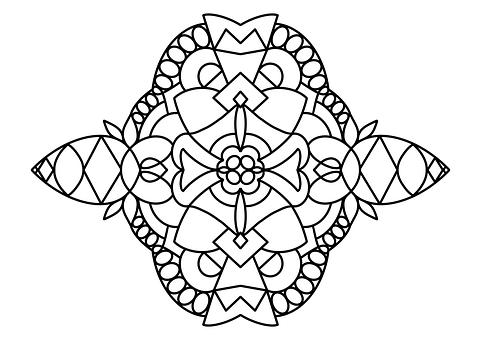 Free Mandala To Paint illustration and picture