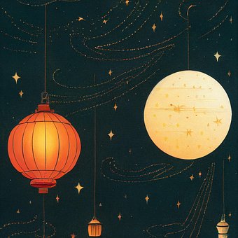 Free Ai Generated Lantern illustration and picture
