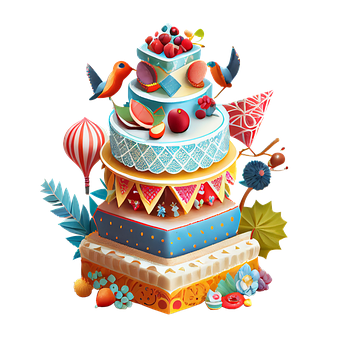 Free Ai Generated Cake illustration and picture