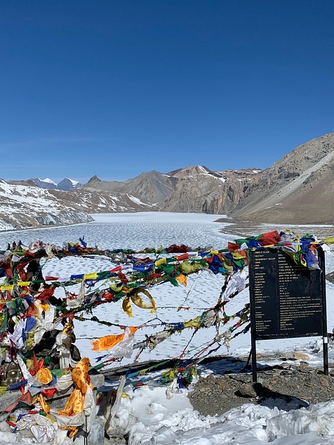Free Winter Tilicho Lake photo and picture