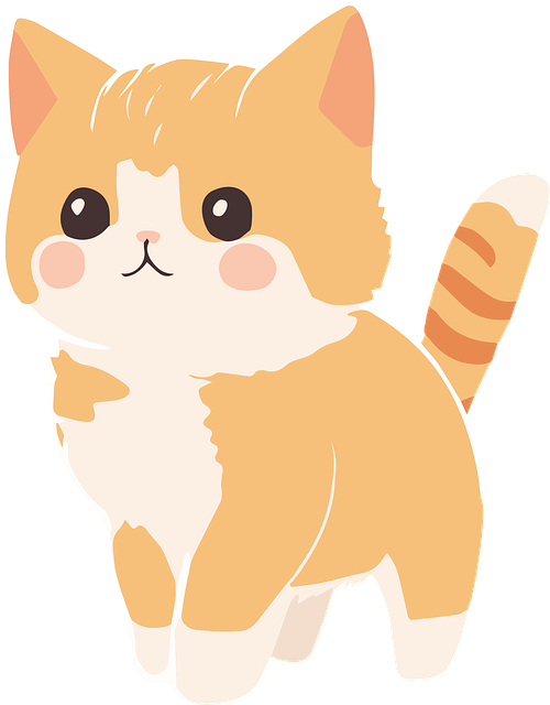 Free Kitten Cartoon Cat vector and picture