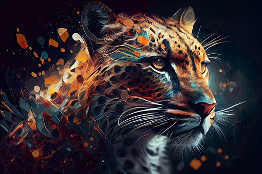 Free Leopard Feline illustration and picture