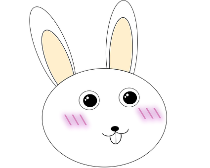 Kaninchen, Tier, Kawaii, Nizza, Weiß