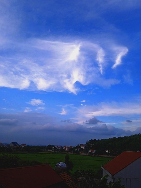 Nubes, Cielo, Naturaleza, Campo, Aldea