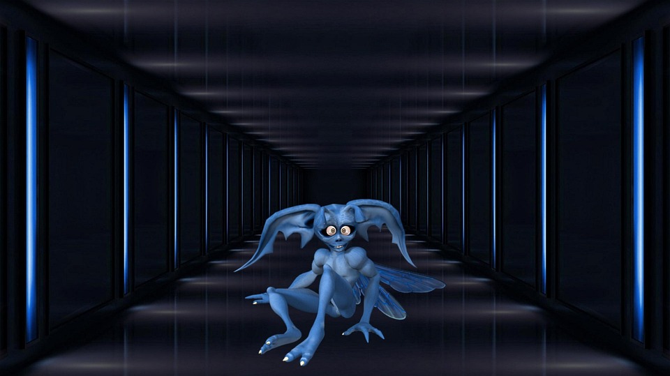 Download Hallway Alien Fantasy Royalty-Free Stock Illustration Image ...