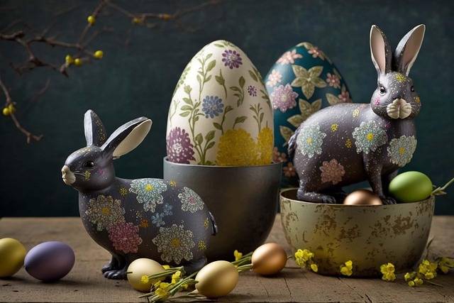 Ai-Genereret, Easter Bunny, Æg, Påske