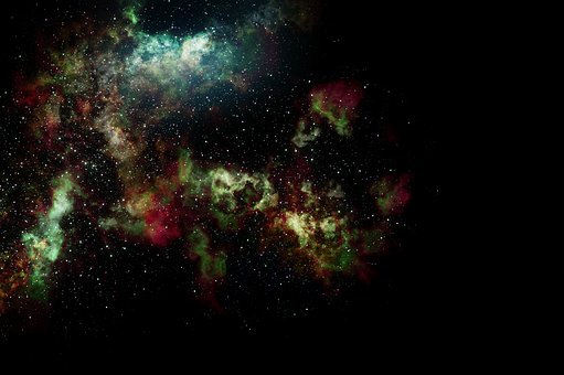 Galaxis, Raum, Universum, Sterne