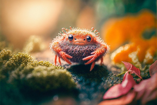 Free ai generated crab nature illustration