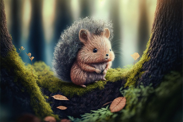 Download free HD stock image of Ai Generated Squirrel Free ai generated squirrel chipmunk illustration
