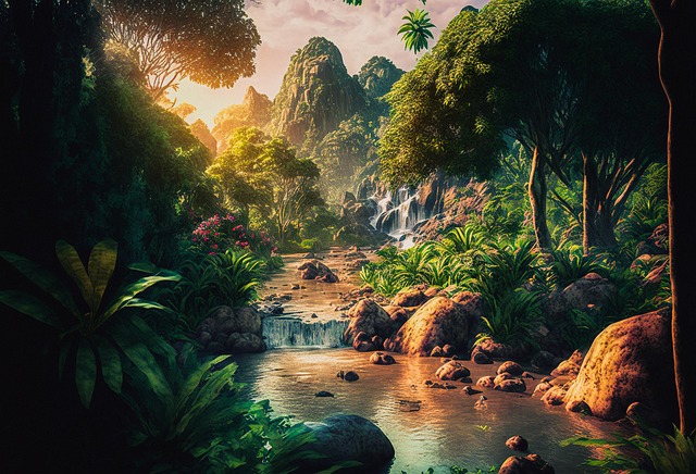 Free ai generated nature outdoors illustration