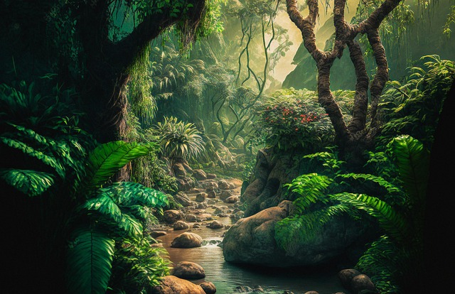 Free ai generated nature outdoors illustration
