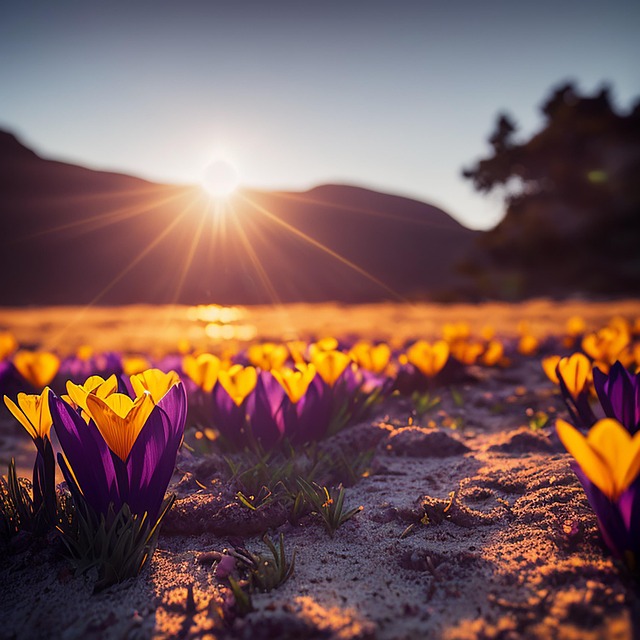 Krokusse, Blumen, Frühling, Blüte, Natur