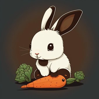 Free Rabbit Bunny illustration and picture