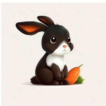 Free Rabbit Bunny illustration and picture