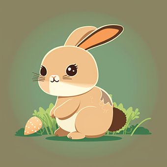 Free Rabbit Bunny illustration and picture