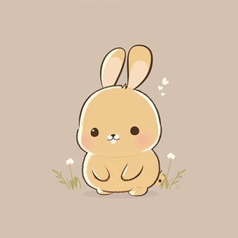 Free Rabbit Bunny illustration and picture